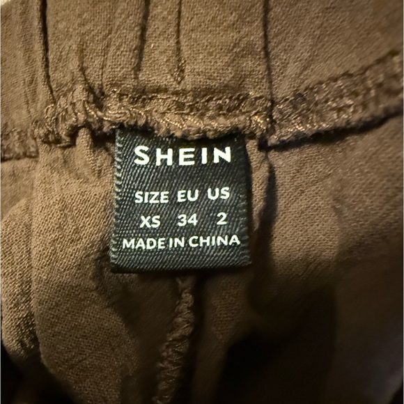 2 Textured SHEIN Pants with Drawstring Waistband - Size XS Pants - Used once - Picture 10 of 10